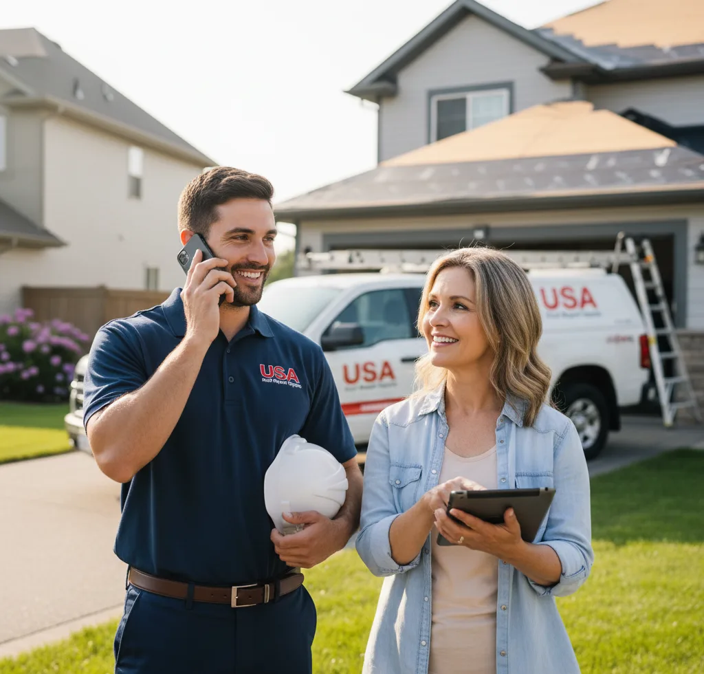 USA Roof Repair Experts customer support in Baraboo